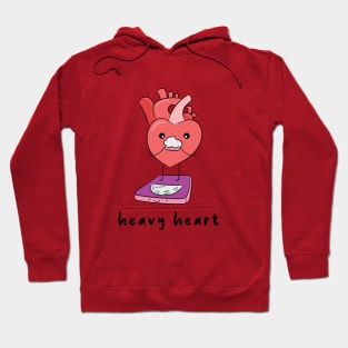 Funny Heavy Heart pun Hoodie